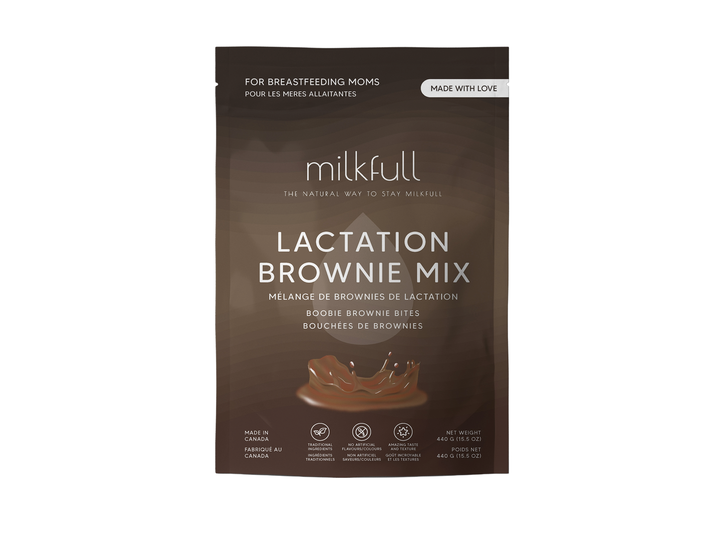 Milkfull™ Organic Lactation Brownie Mix Nourishing, Delicious Support for Breastfeeding Moms