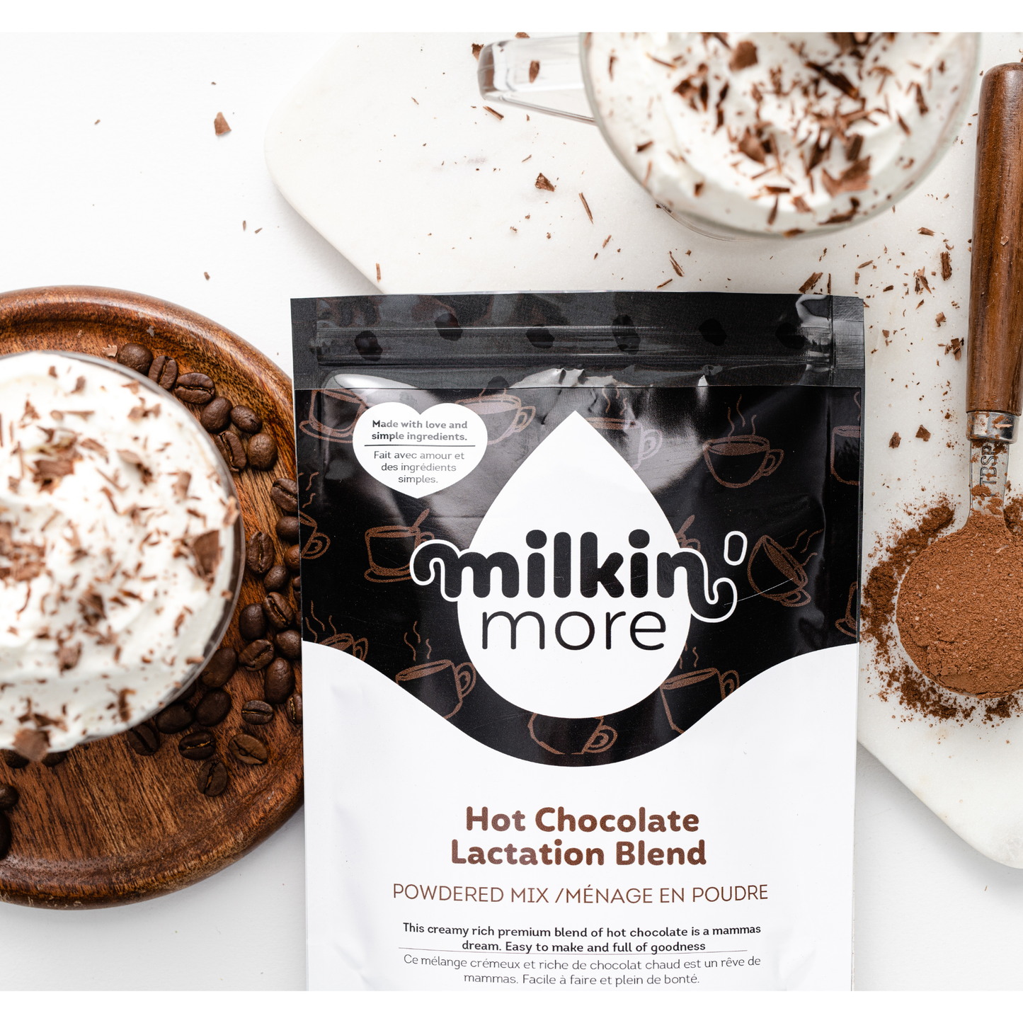 Milkin’ More™ Organic Collagen Hot Chocolate Cocoa Mix