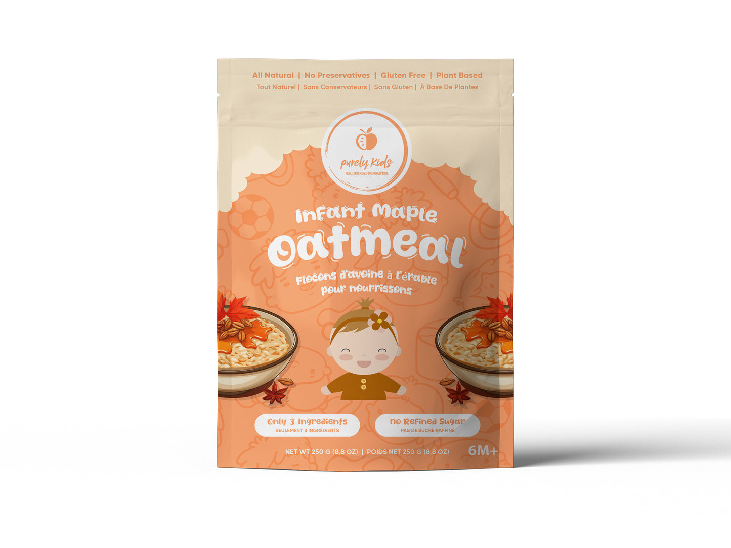 Purely Kids Organic Infant Oatmeal Combo Pack (6–12 Months)