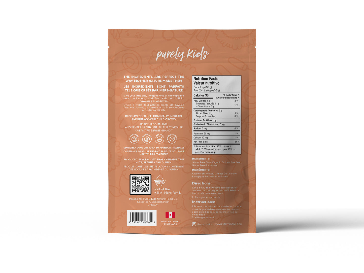 Infant Wholegrain Oatmeal