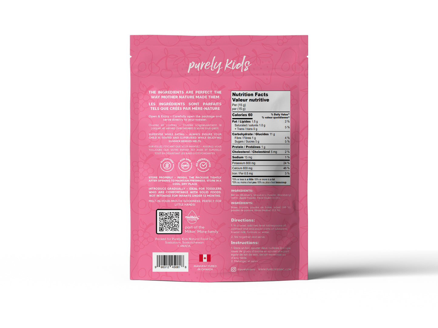 Purely Kids Summer Berries Melts