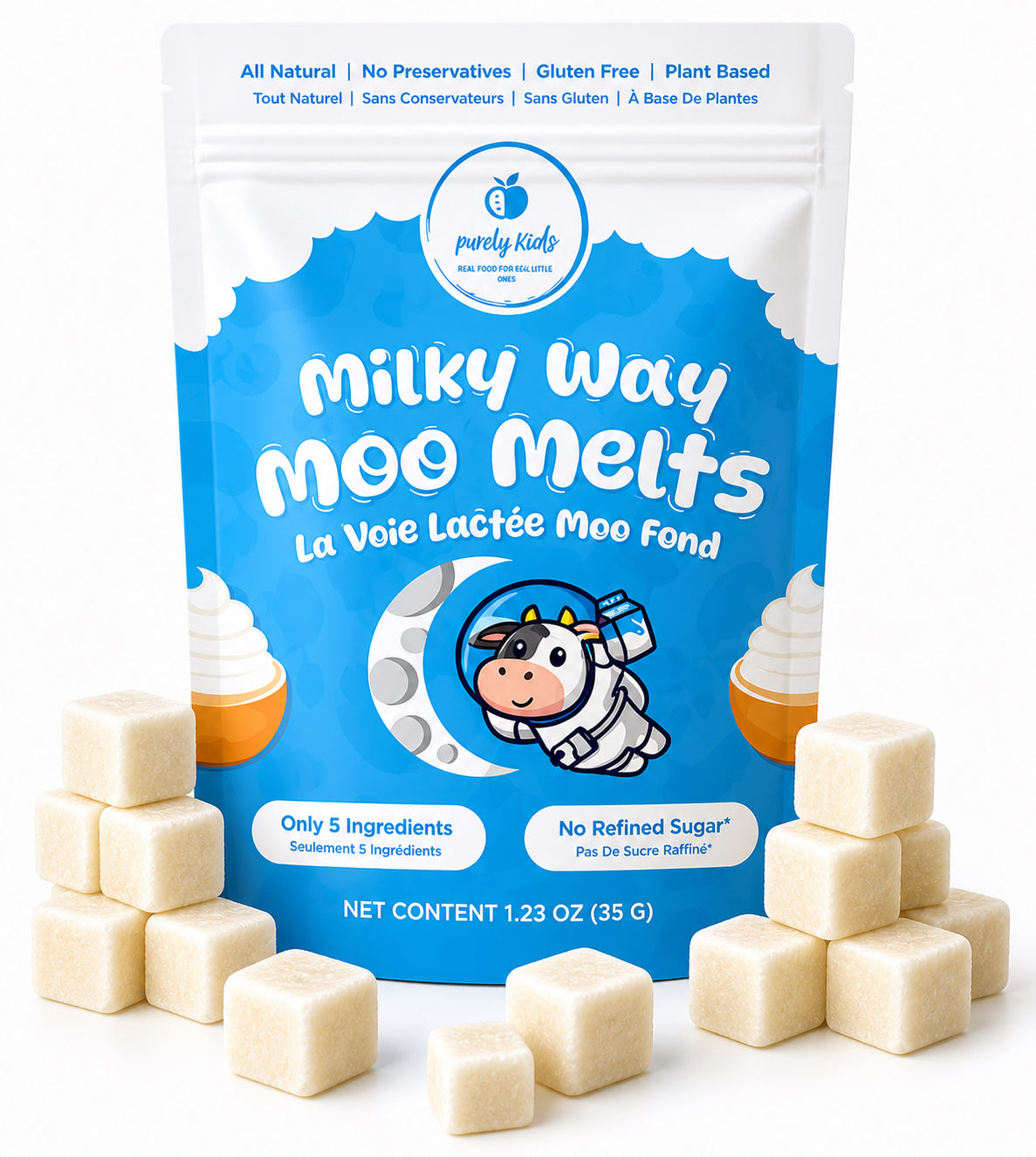 Purely Kids Moo Milky Way Greek Yogurt Melts