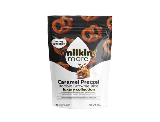 Milkin More Lactation Caramel Pretzel Brownie Mix