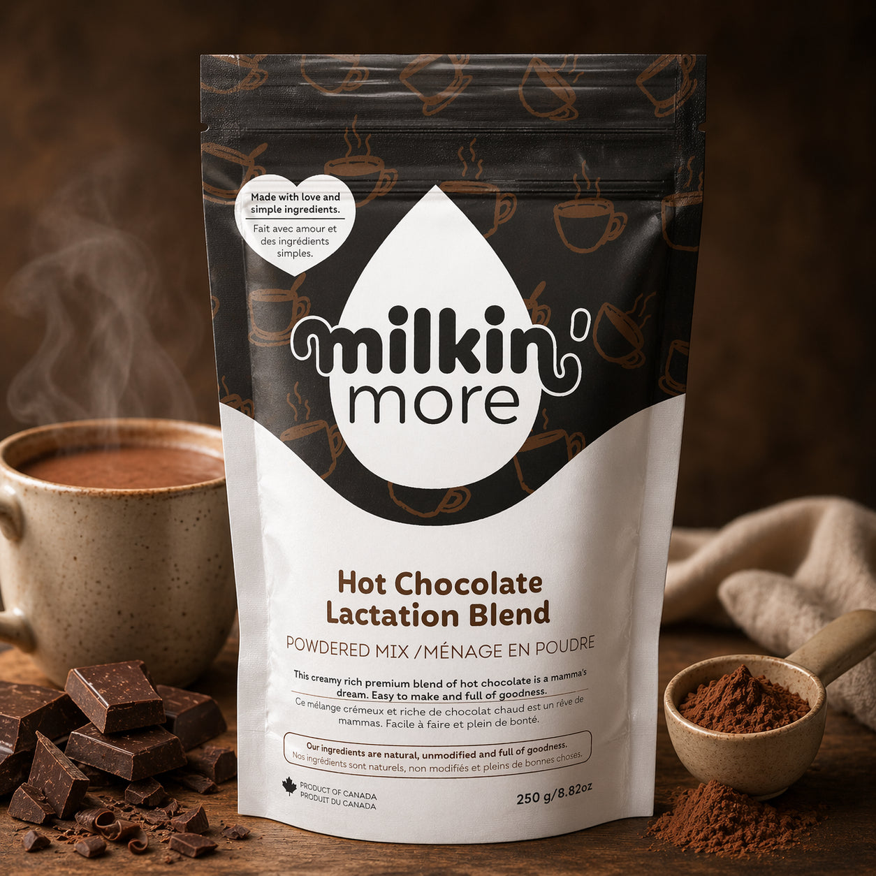 Milkin’ More™ Organic Collagen Hot Chocolate Cocoa Mix