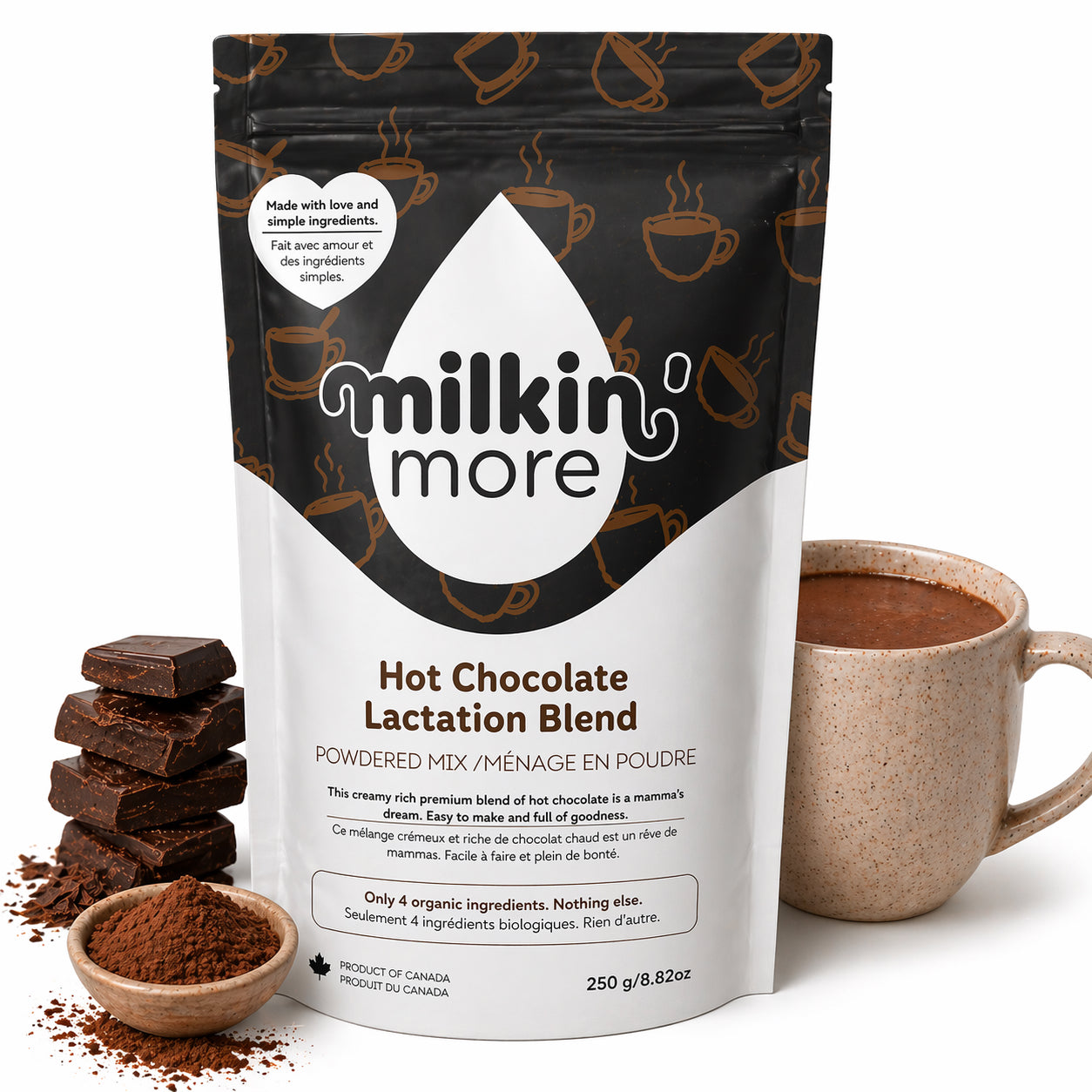 Milkin’ More™ Organic Collagen Hot Chocolate Cocoa Mix