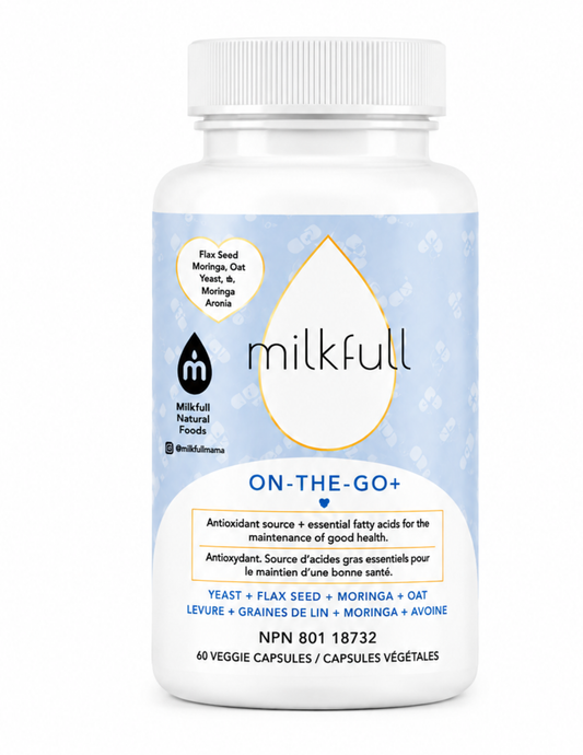 Milkfull™ On-the-Go Plus Wellness Capsules – Organic Daily Nutrition for Moms (Gluten-Free & Dairy-Free)