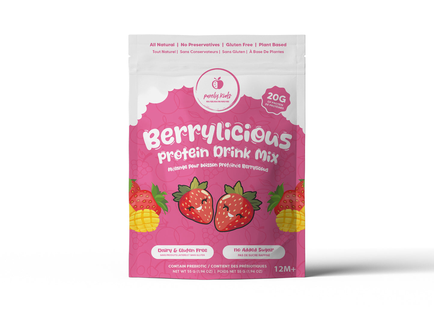 Purely Kids™ Organic Berrylicious Protein Drink Mix