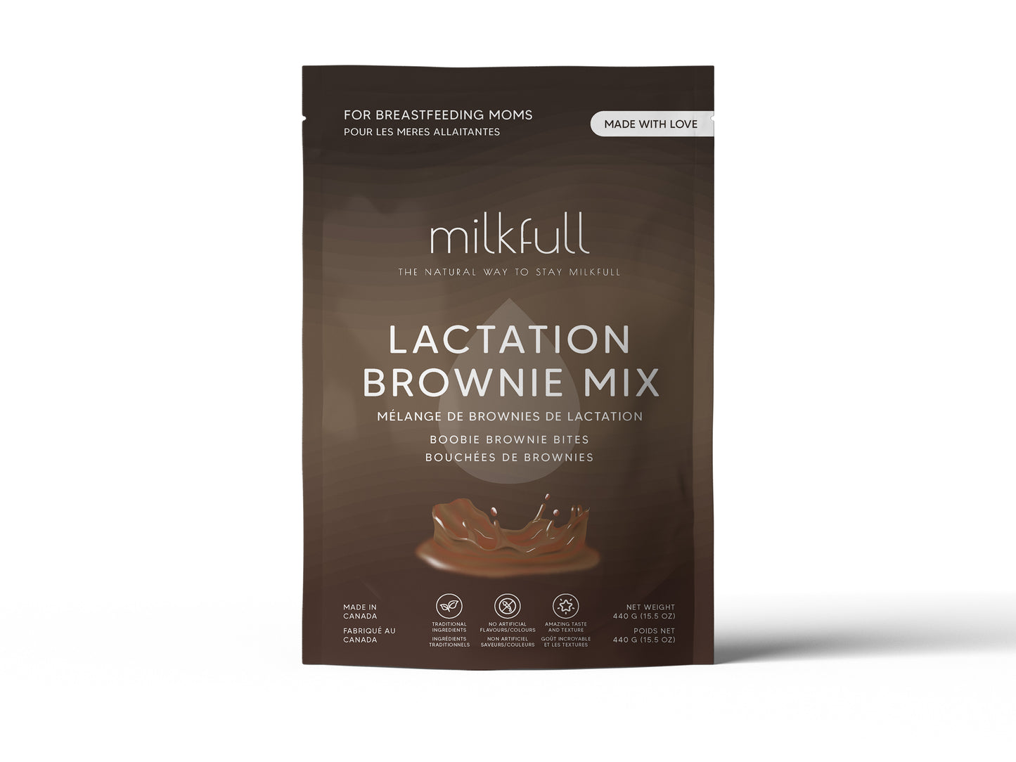 Milkfull™ Organic Lactation Brownie Mix Nourishing, Delicious Support for Breastfeeding Moms