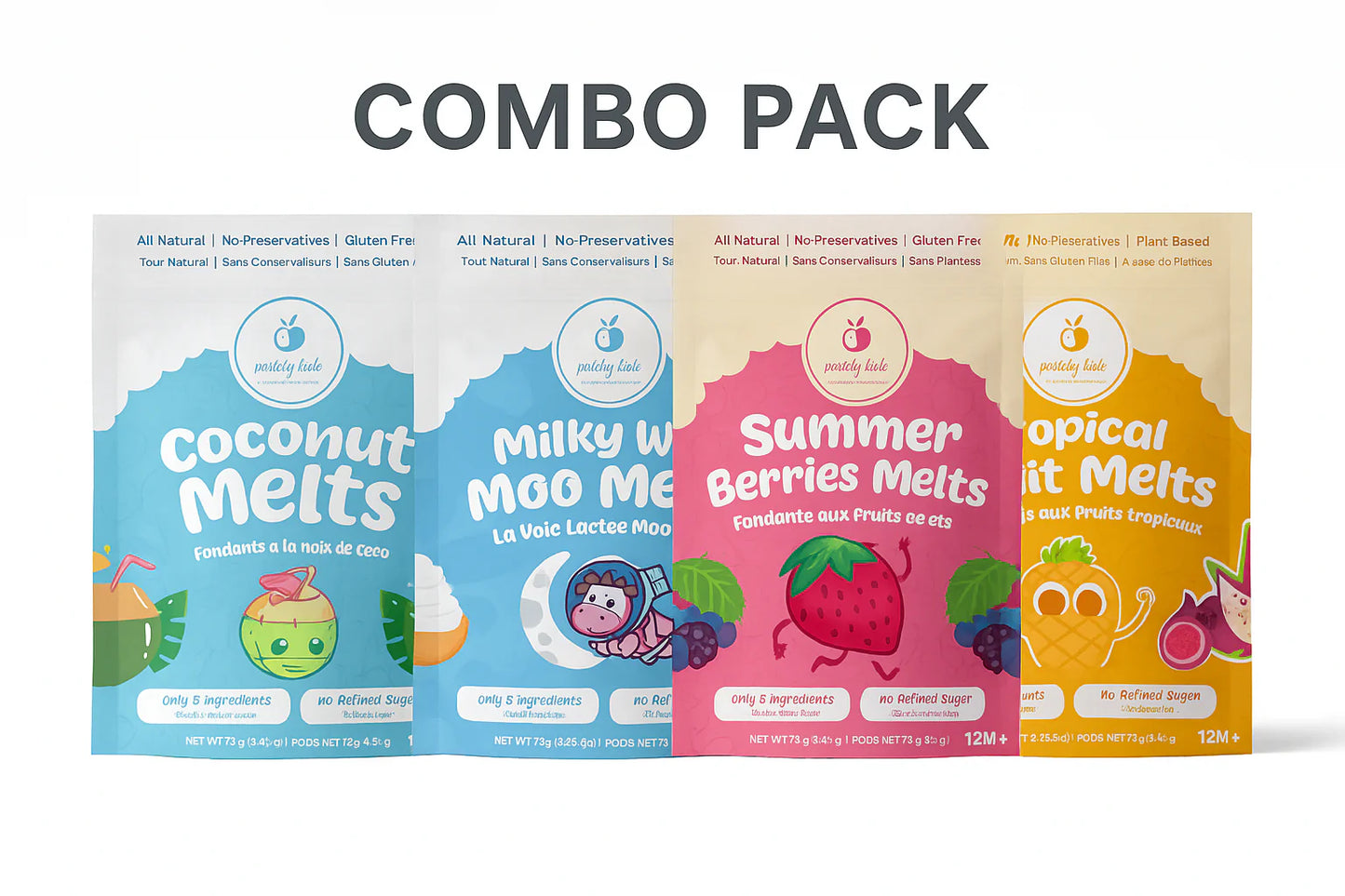 Purely Kids Freeze Dried Melts Combo