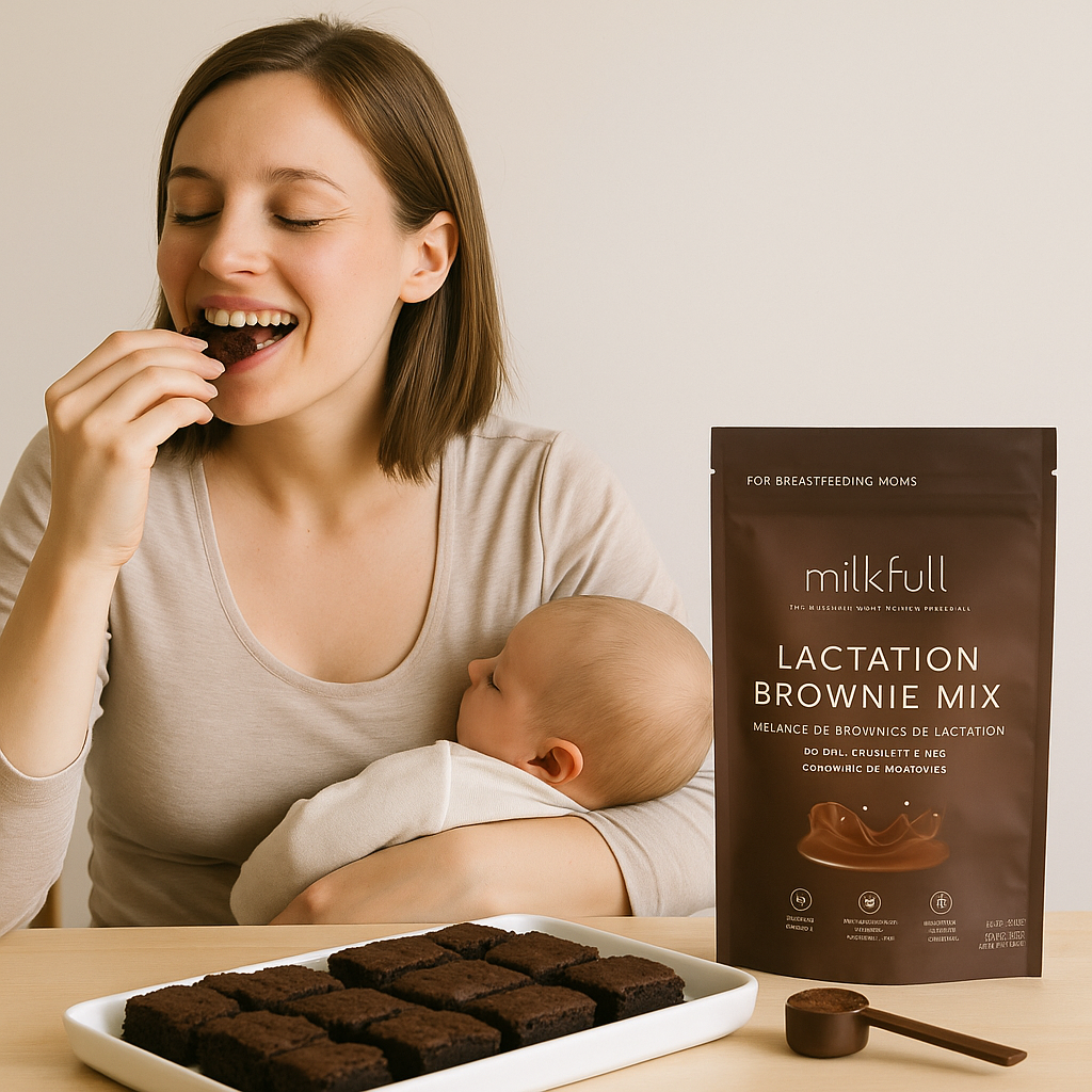 Milkfull™ Organic Lactation Brownie Mix Nourishing, Delicious Support for Breastfeeding Moms