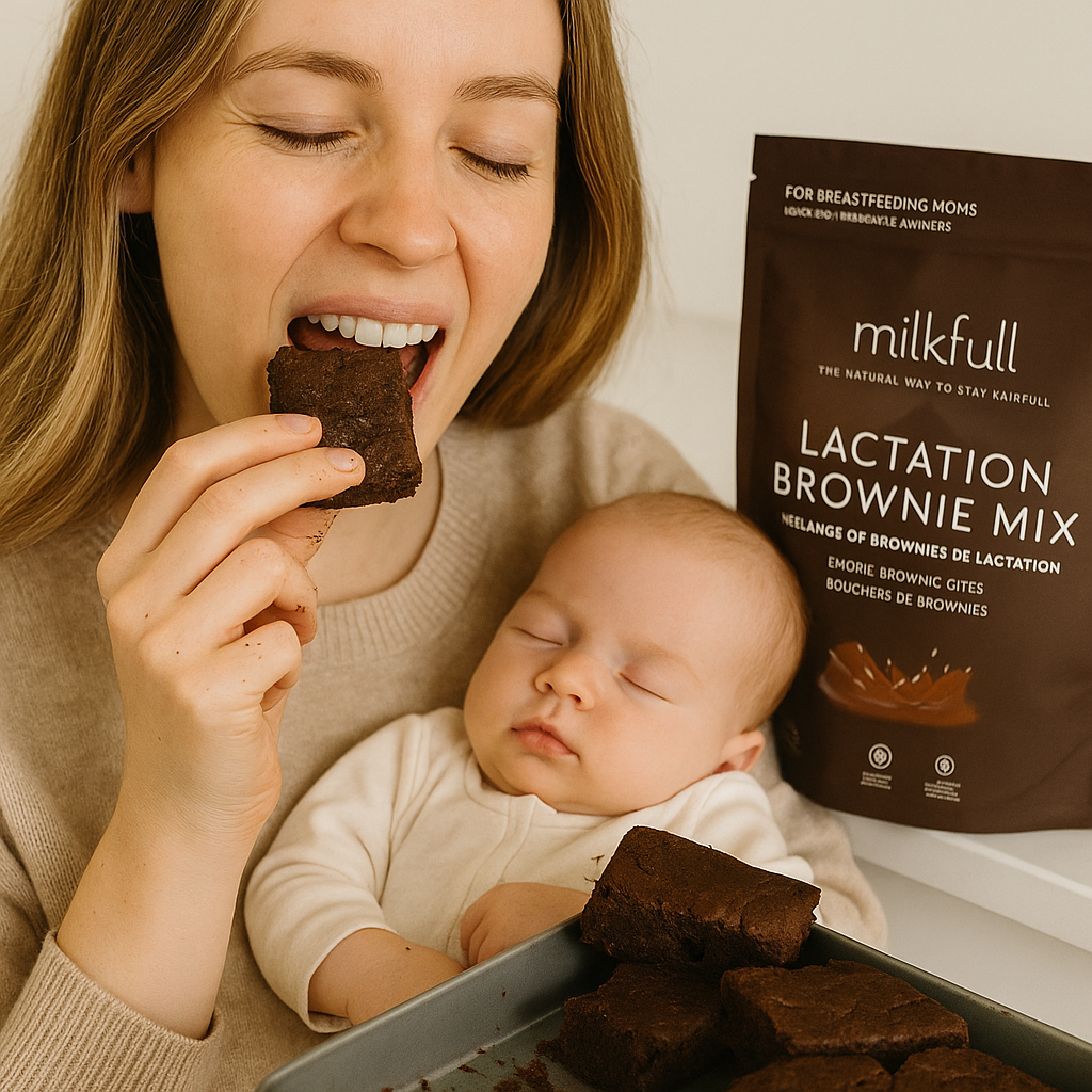 Milkfull™ Organic Lactation Brownie Mix Nourishing, Delicious Support for Breastfeeding Moms