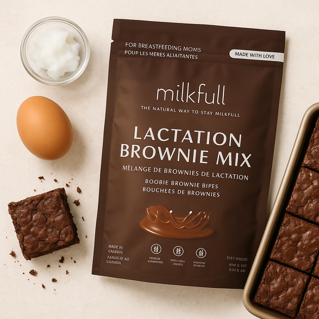 Milkfull™ Organic Lactation Brownie Mix Nourishing, Delicious Support for Breastfeeding Moms
