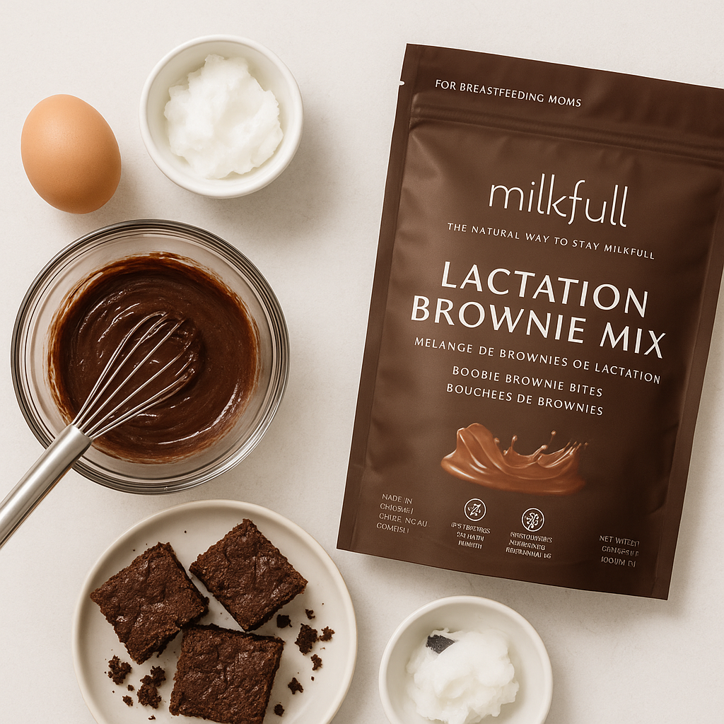 Milkfull™ Organic Lactation Brownie Mix Nourishing, Delicious Support for Breastfeeding Moms