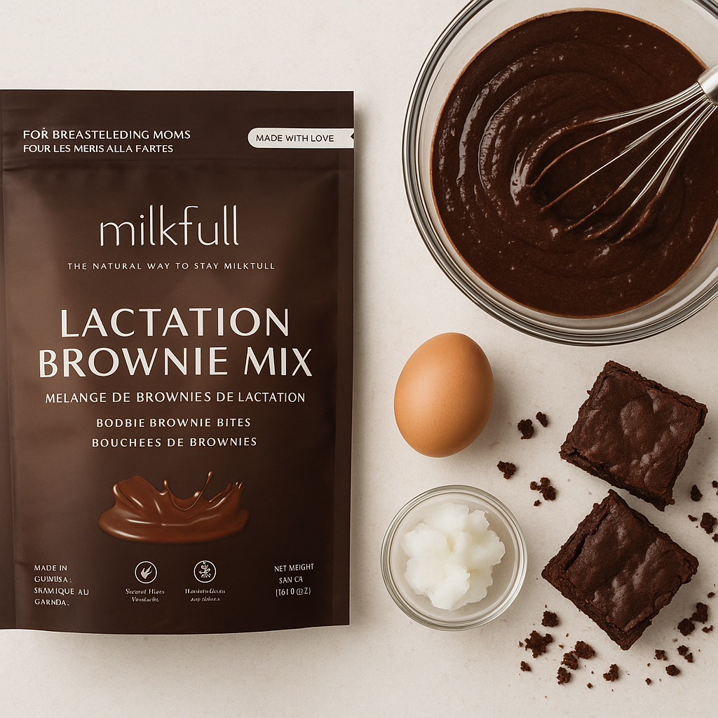 Milkfull™ Organic Lactation Brownie Mix Nourishing, Delicious Support for Breastfeeding Moms