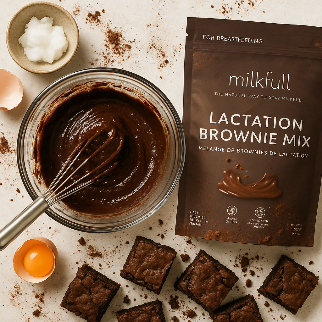 Milkfull™ Organic Lactation Brownie Mix Nourishing, Delicious Support for Breastfeeding Moms