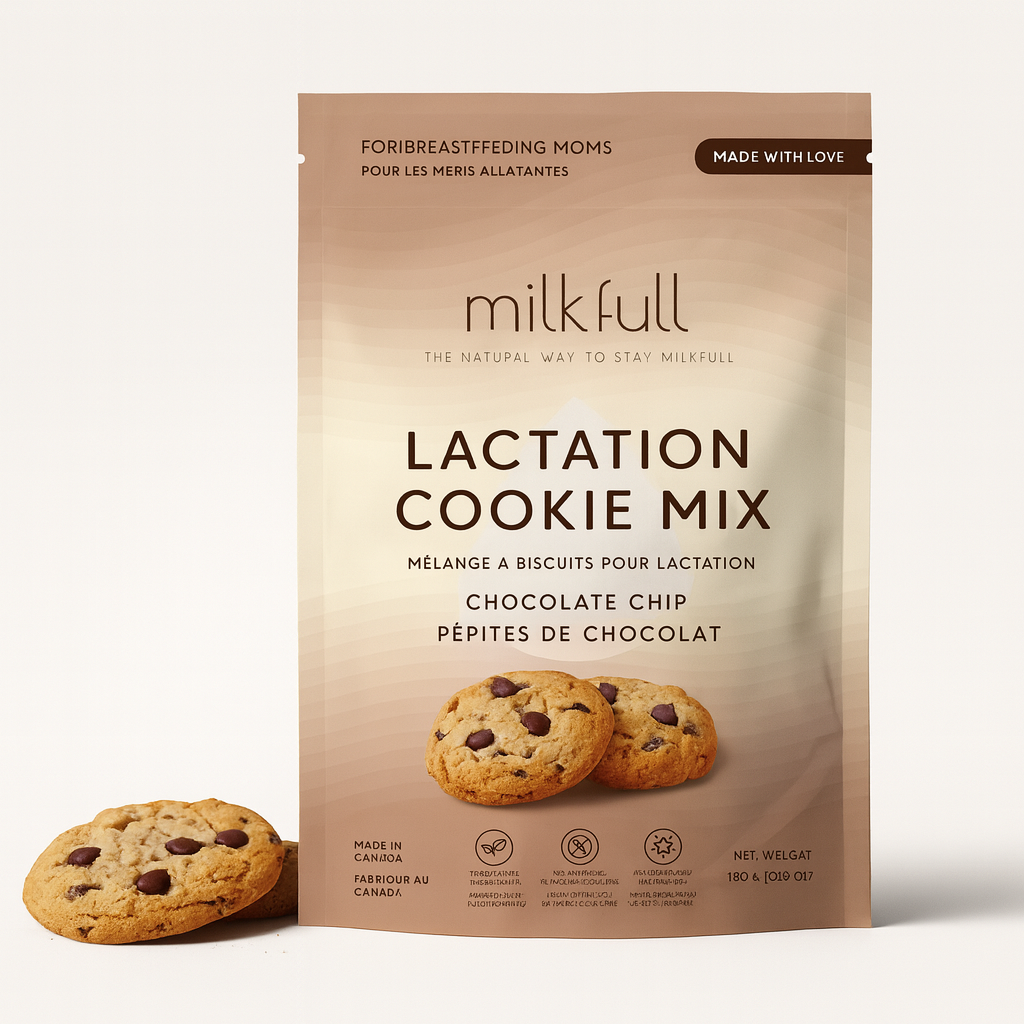 Milkfull™ Organic Lactation Chocolate Chip Cookie Mix Nourishing, Delicious Support for Breastfeeding Moms