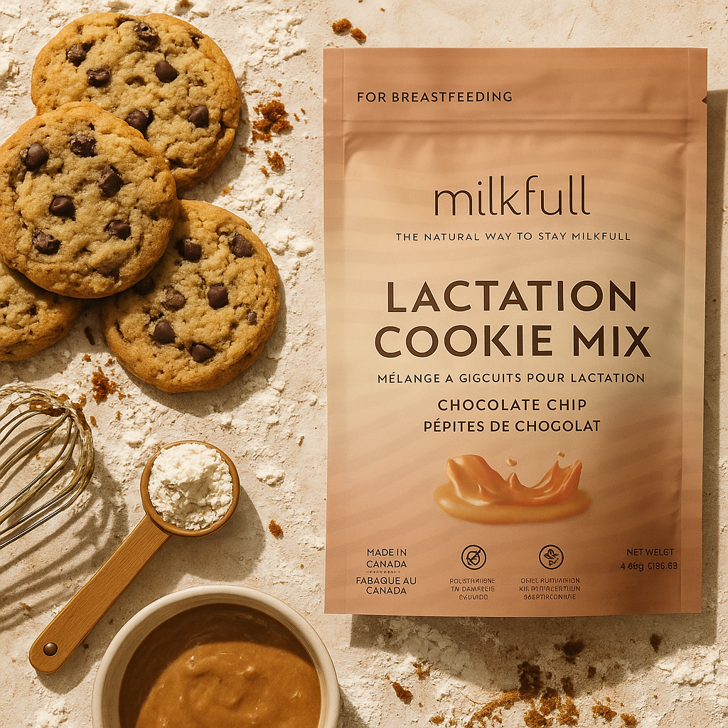 Milkfull™ Organic Lactation Chocolate Chip Cookie Mix Nourishing, Delicious Support for Breastfeeding Moms