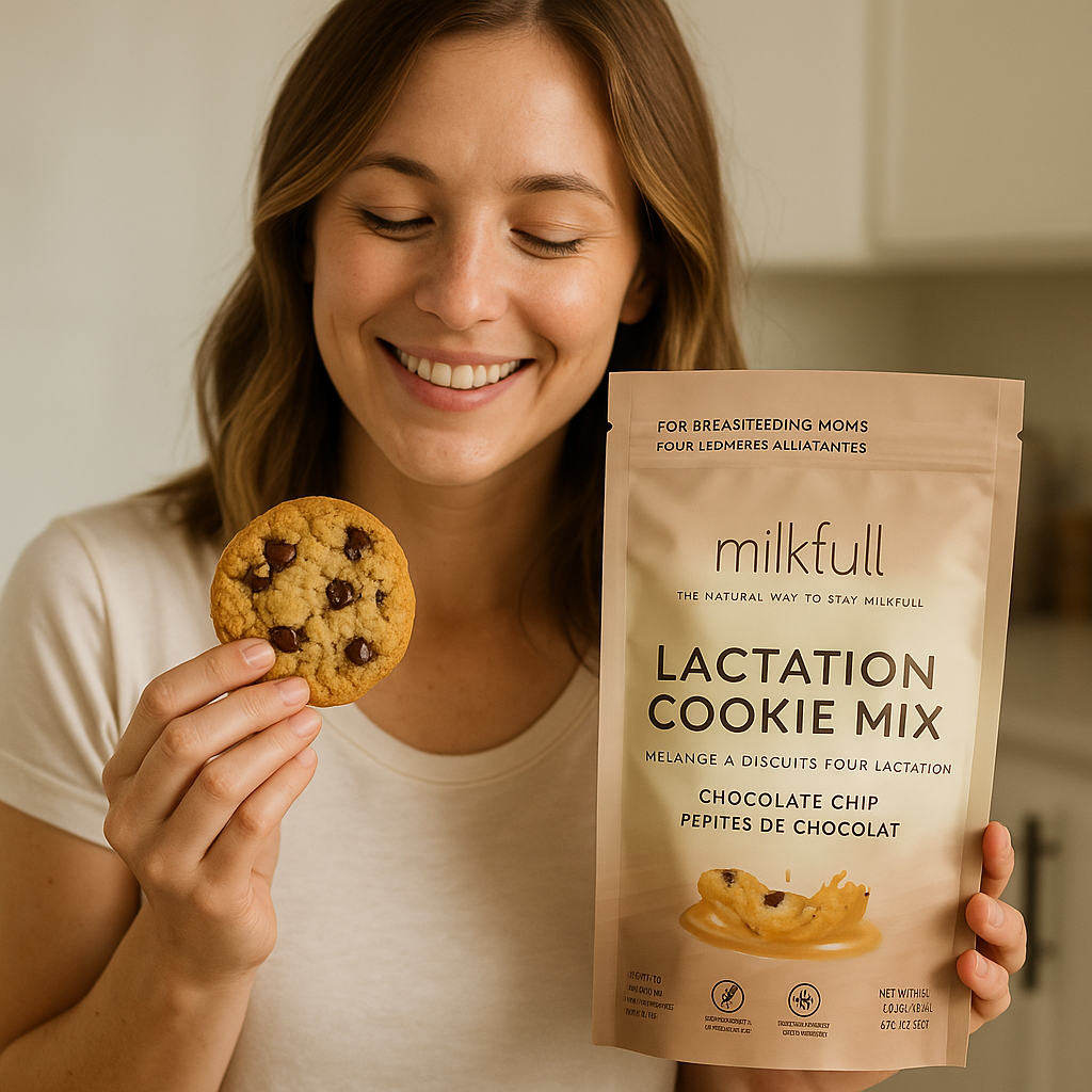 Milkfull™ Organic Lactation Chocolate Chip Cookie Mix Nourishing, Delicious Support for Breastfeeding Moms