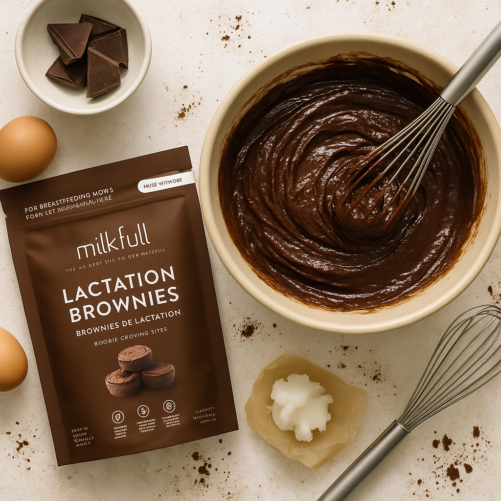 Milkfull™ Organic Lactation Boobie Brownies Nourishing, Delicious Support for Breastfeeding Moms