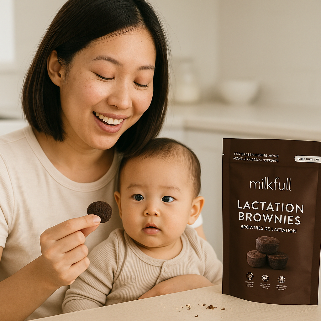 Milkfull™ Organic Lactation Boobie Brownies Nourishing, Delicious Support for Breastfeeding Moms