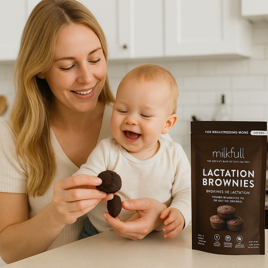 Milkfull™ Organic Lactation Boobie Brownies Nourishing, Delicious Support for Breastfeeding Moms