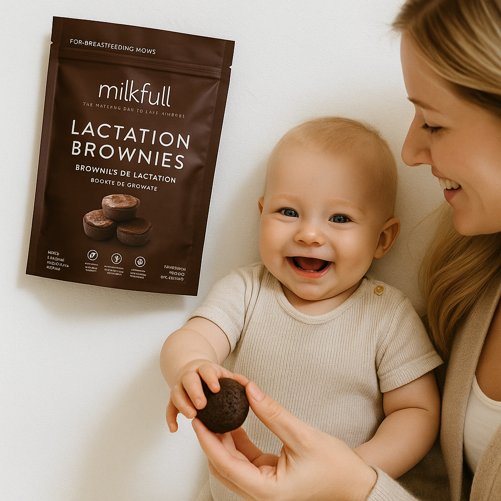 Milkfull™ Organic Lactation Boobie Brownies Nourishing, Delicious Support for Breastfeeding Moms