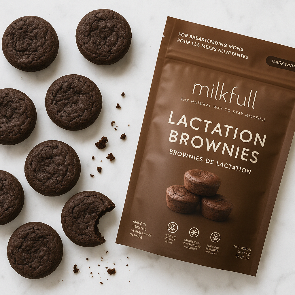Milkfull™ Organic Lactation Boobie Brownies Nourishing, Delicious Support for Breastfeeding Moms