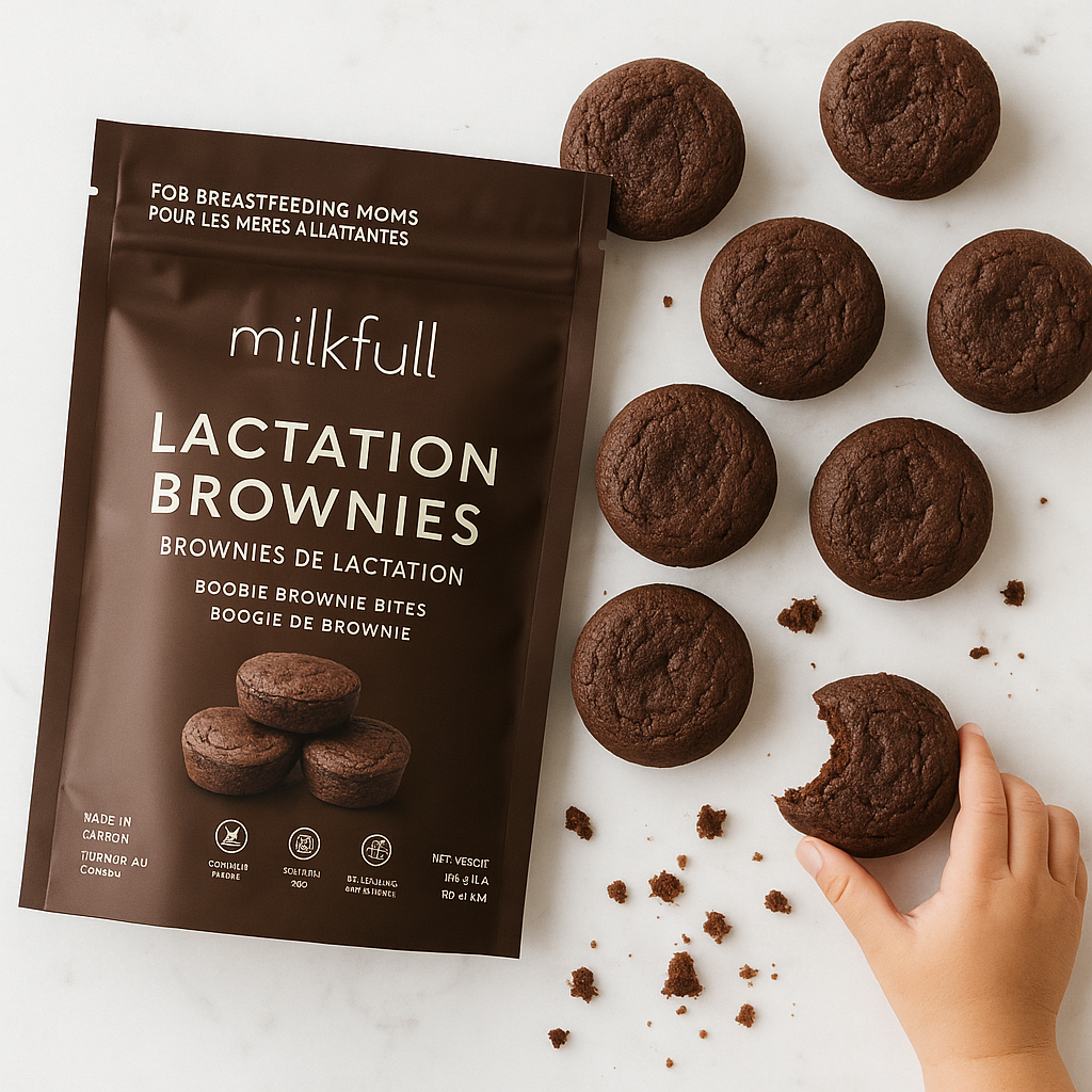 Milkfull™ Organic Lactation Boobie Brownies Nourishing, Delicious Support for Breastfeeding Moms
