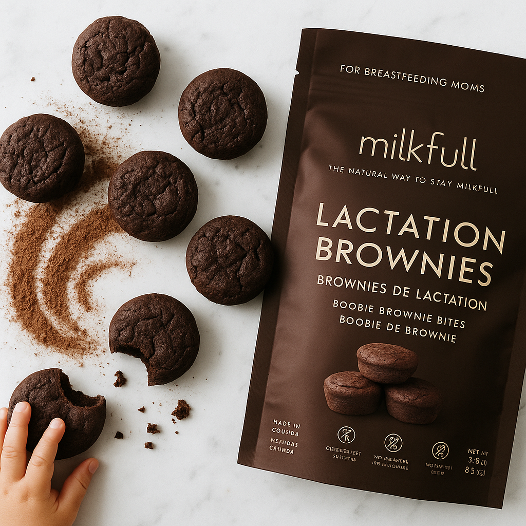 Milkfull™ Organic Lactation Boobie Brownies Nourishing, Delicious Support for Breastfeeding Moms