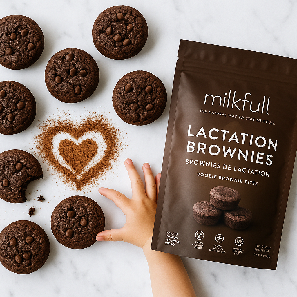 Milkfull™ Organic Lactation Boobie Brownies Nourishing, Delicious Support for Breastfeeding Moms