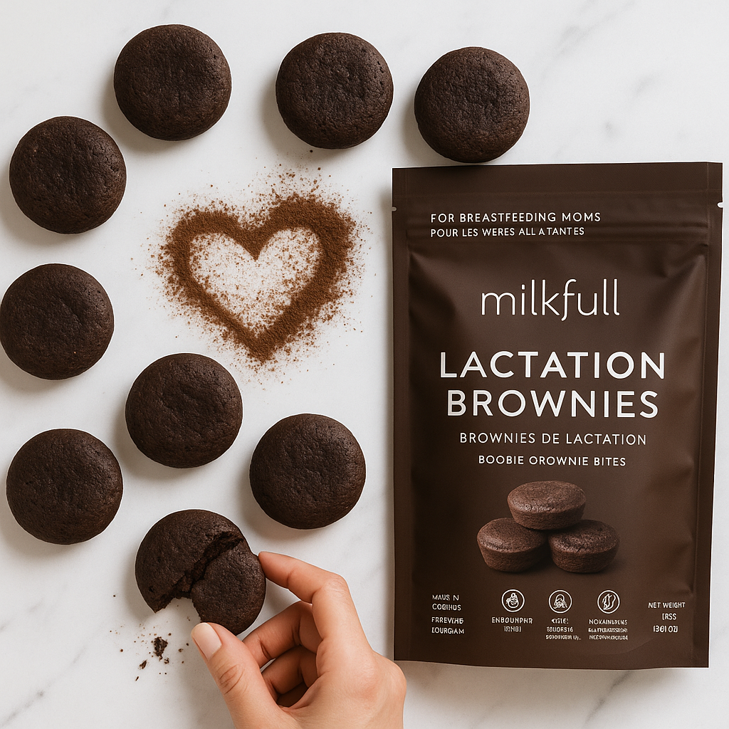 Milkfull™ Organic Lactation Boobie Brownies Nourishing, Delicious Support for Breastfeeding Moms