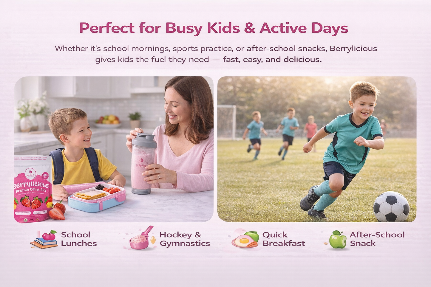 Purely Kids™ Organic Berrylicious Protein Drink Mix