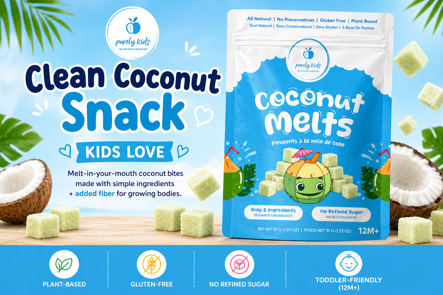 Purely Kids Coconut Melts