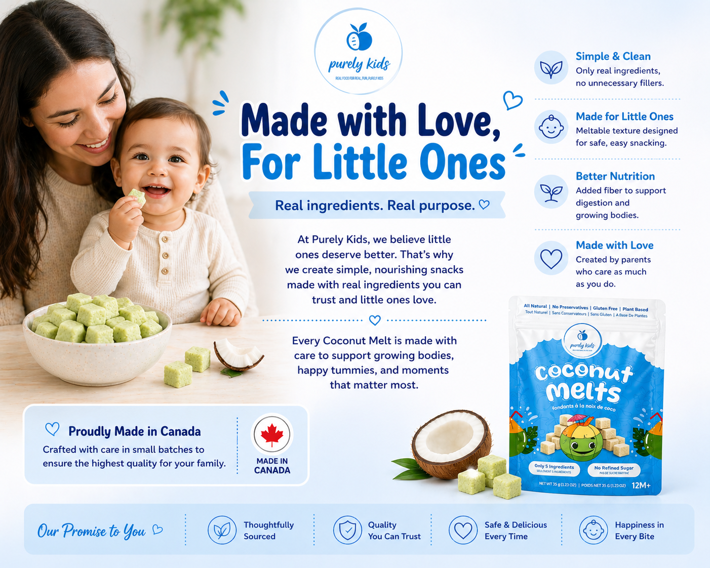 Purely Kids Coconut Melts