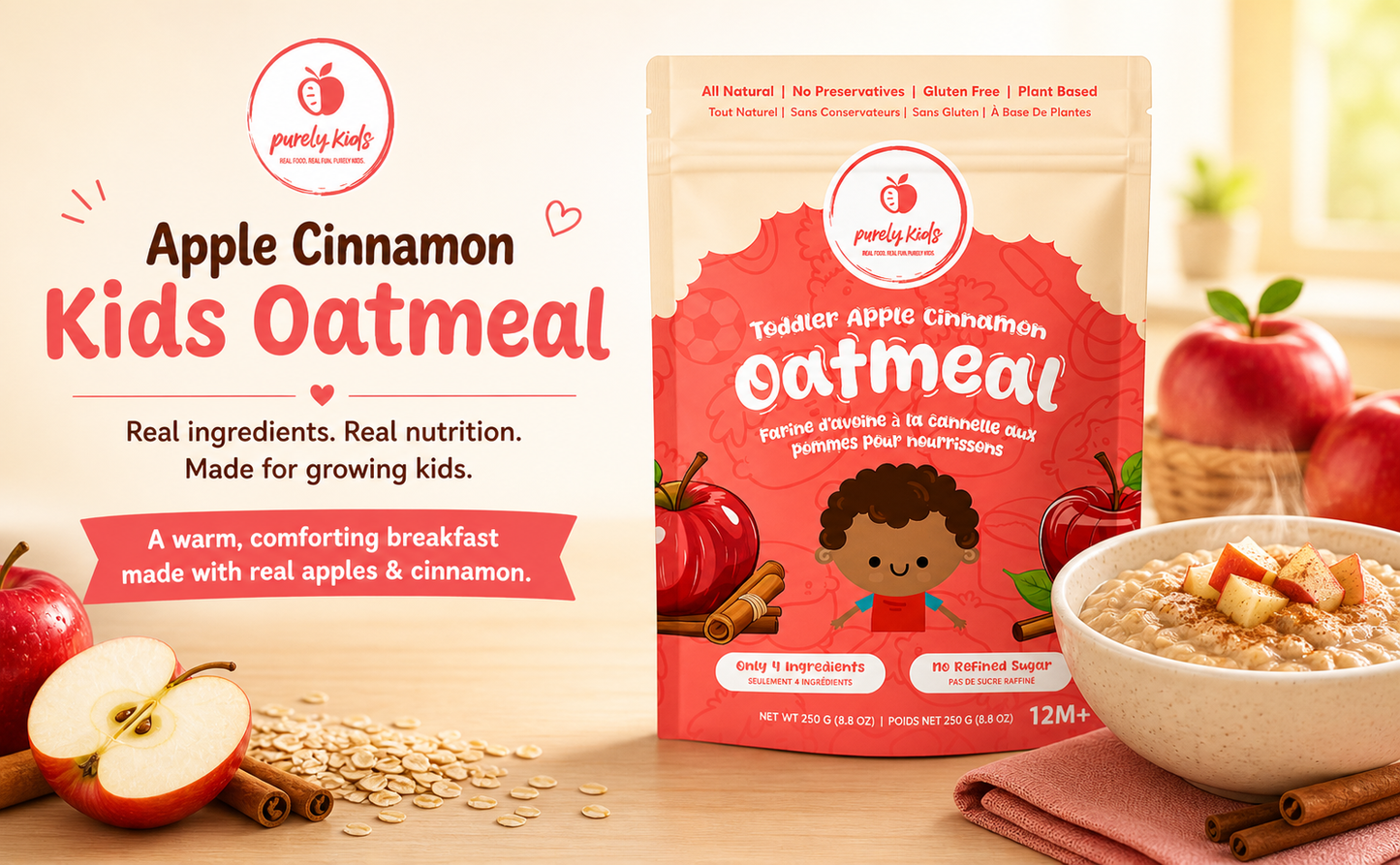 Purely Kids Apple Cinnamon Kids Oatmeal