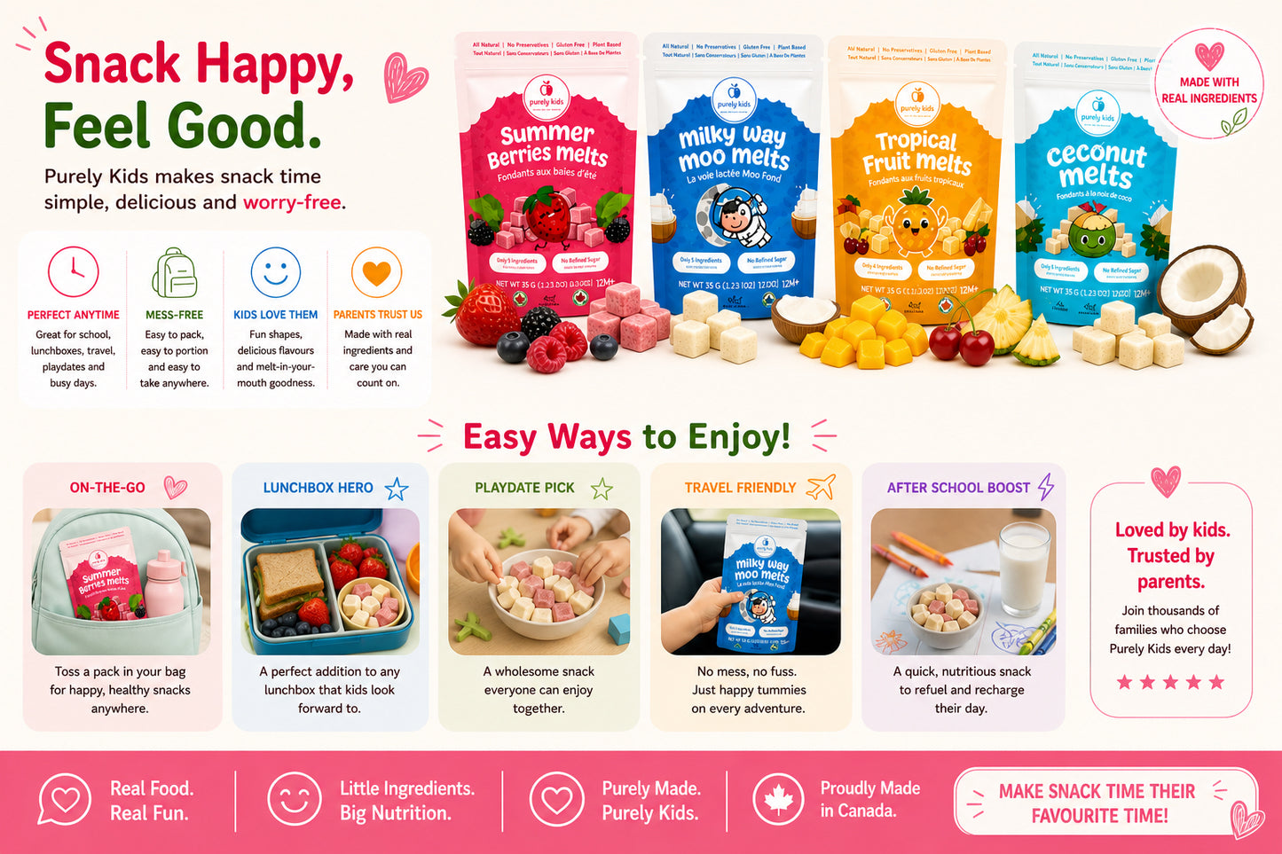 Purely Kids Freeze Dried Melts Combo