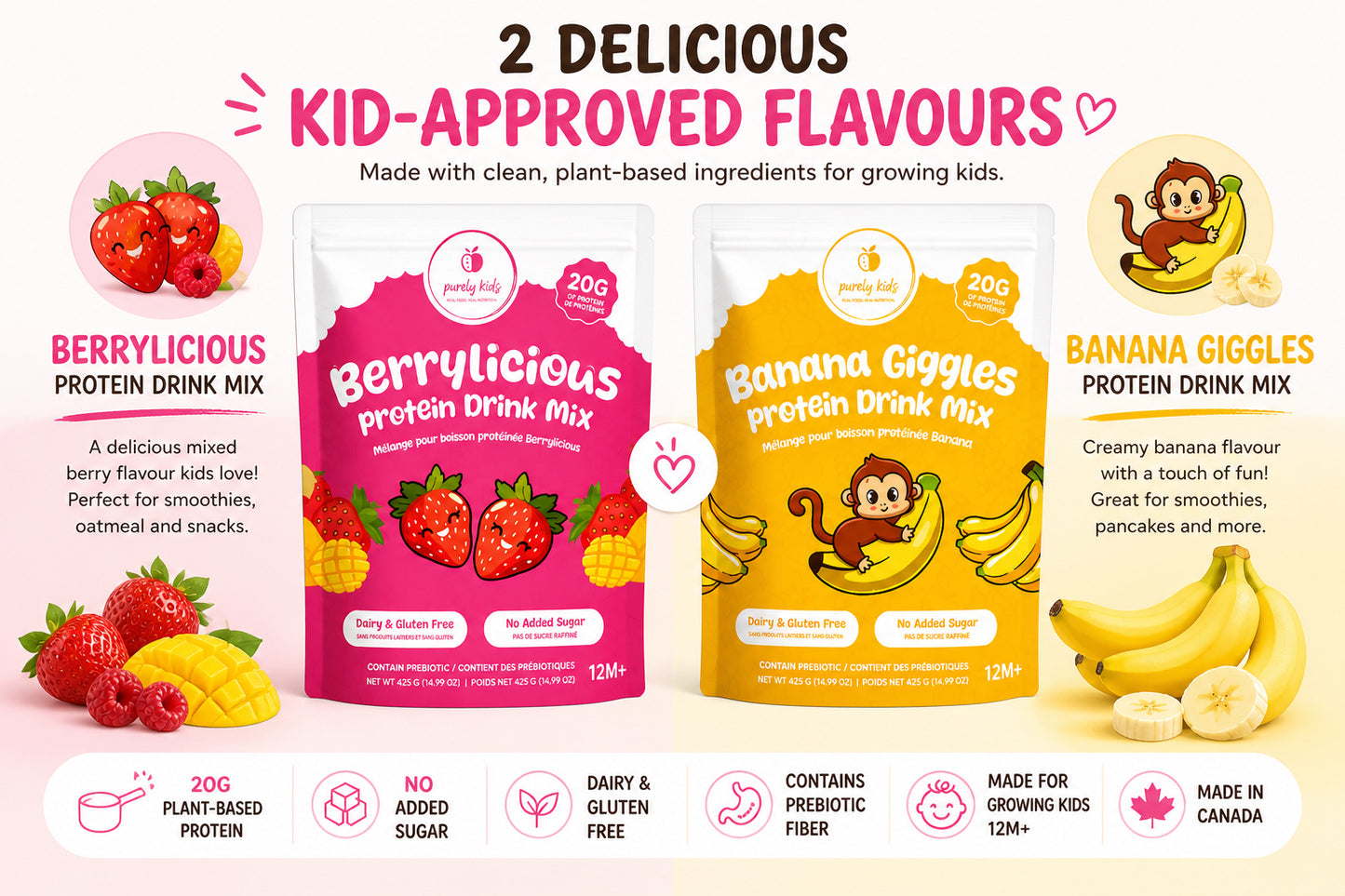 Purely Kids Protein Drinks Combo