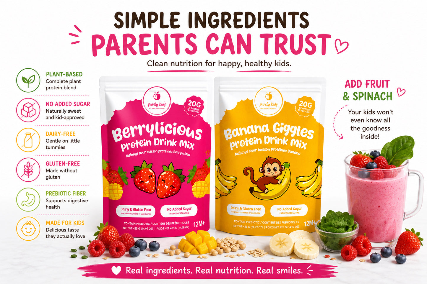 Purely Kids Protein Drinks Combo