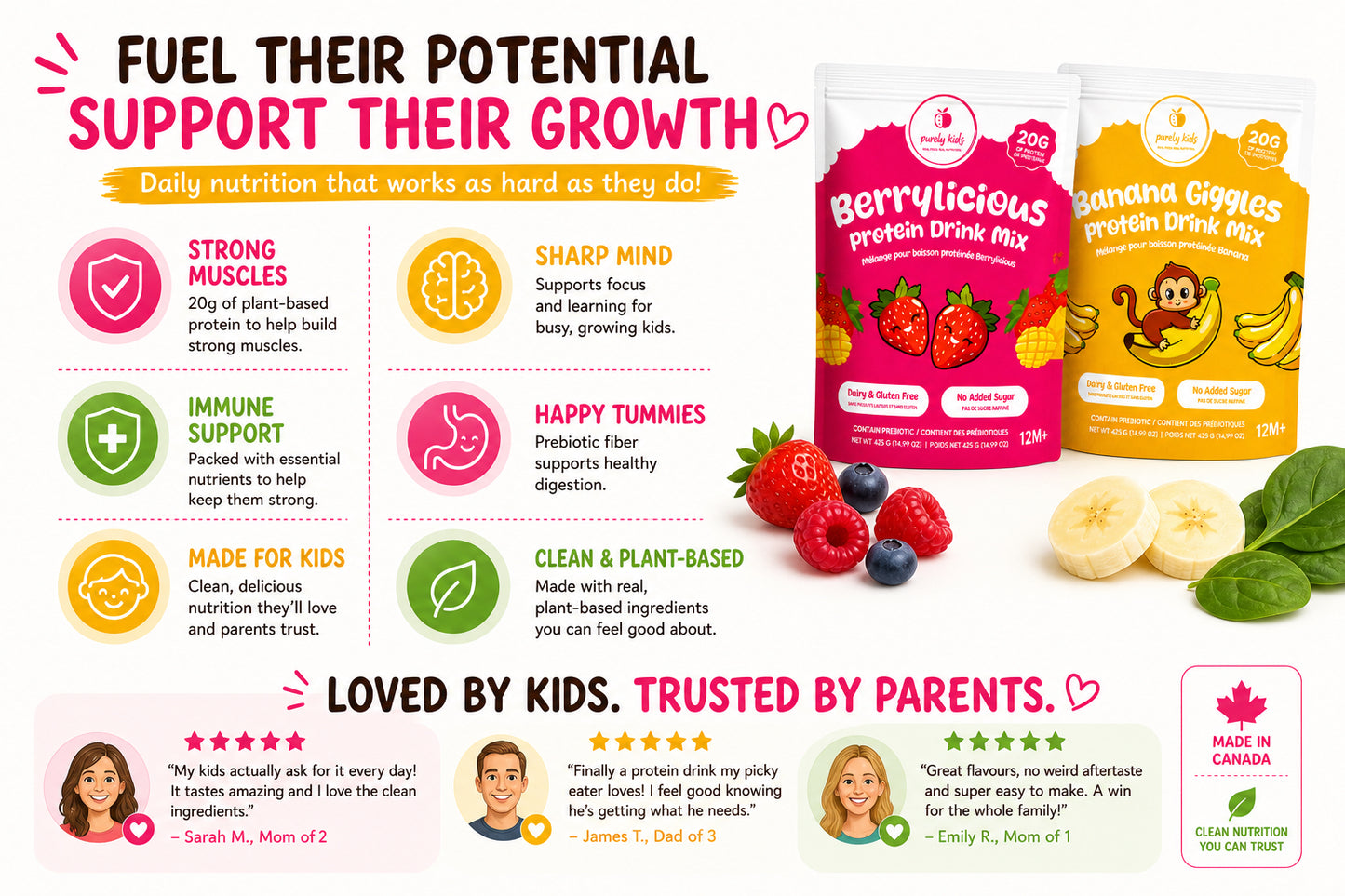 Purely Kids Protein Drinks Combo
