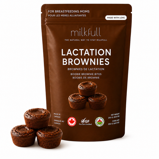 Milkfull™ Organic Lactation Boobie Brownies Nourishing, Delicious Support for Breastfeeding Moms