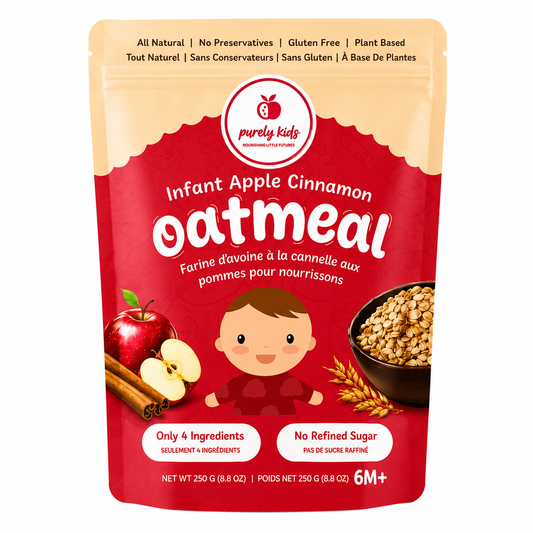 Purely Kids Apple Cinnamon Infant Oatmeal