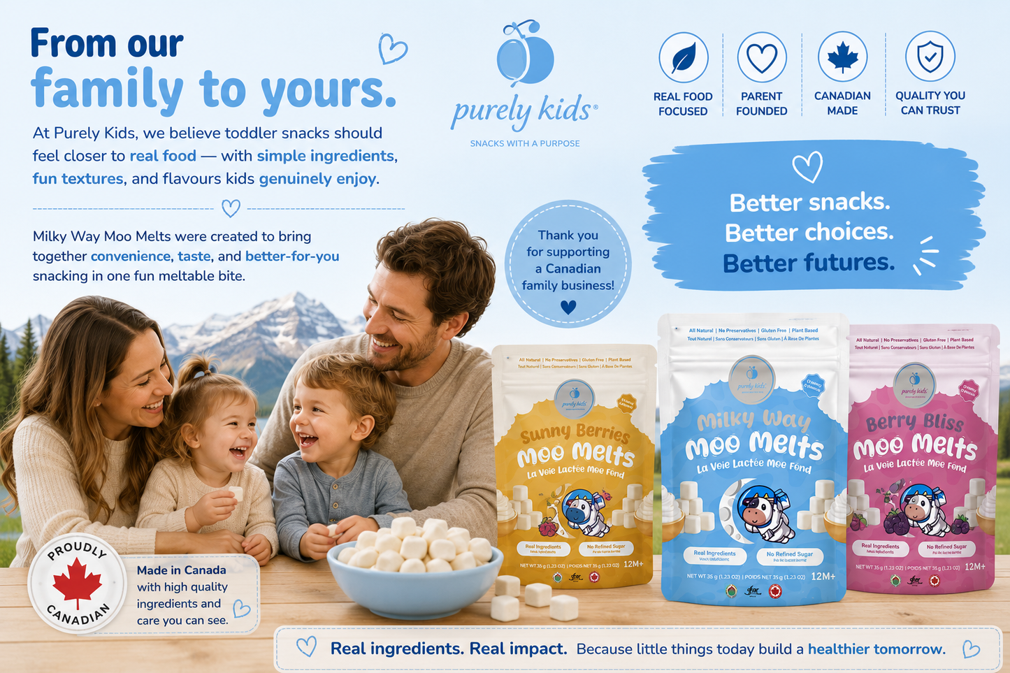 Purely Kids Moo Milky Way Greek Yogurt Melts