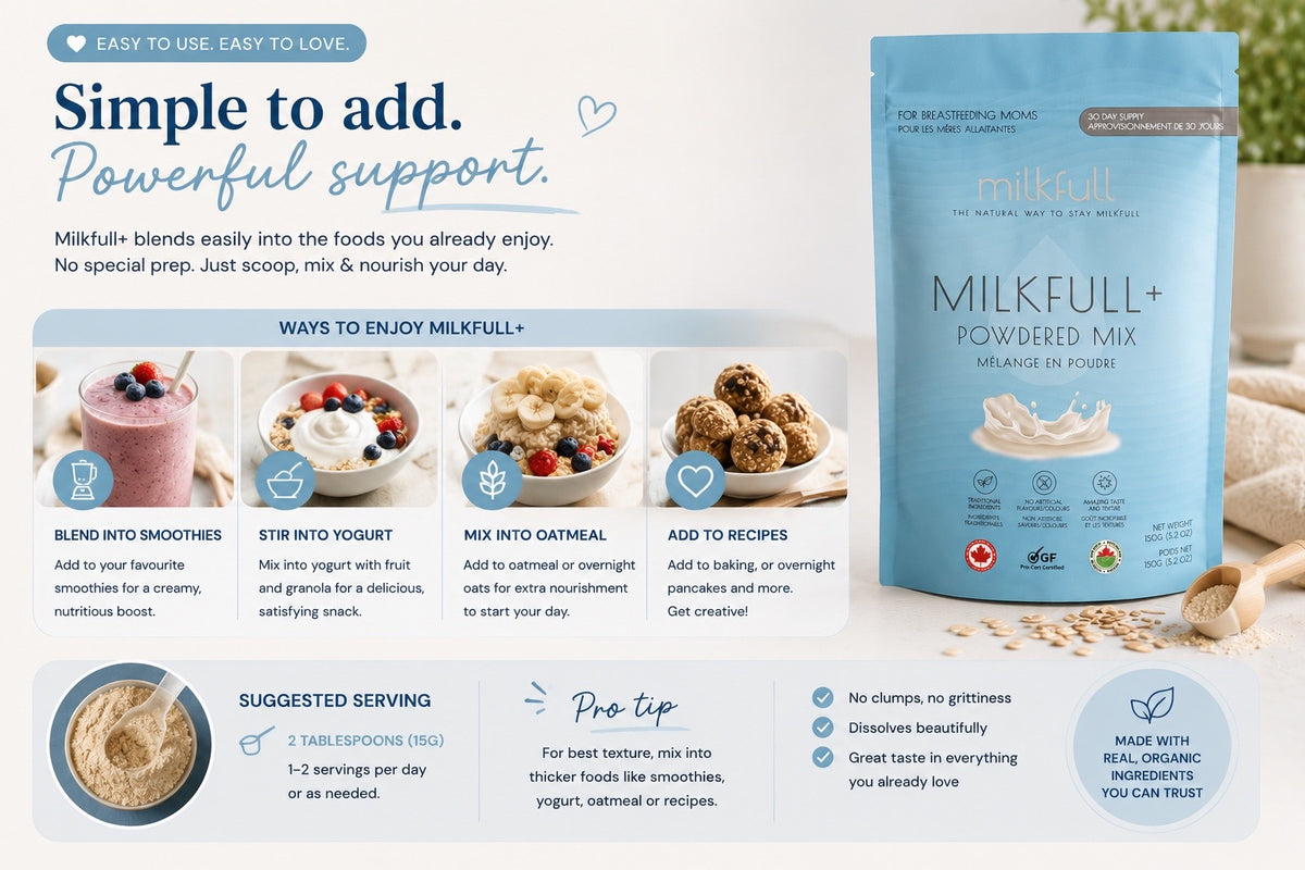 Milkfull™+ Organic Lactation Support & Nourishing Blend