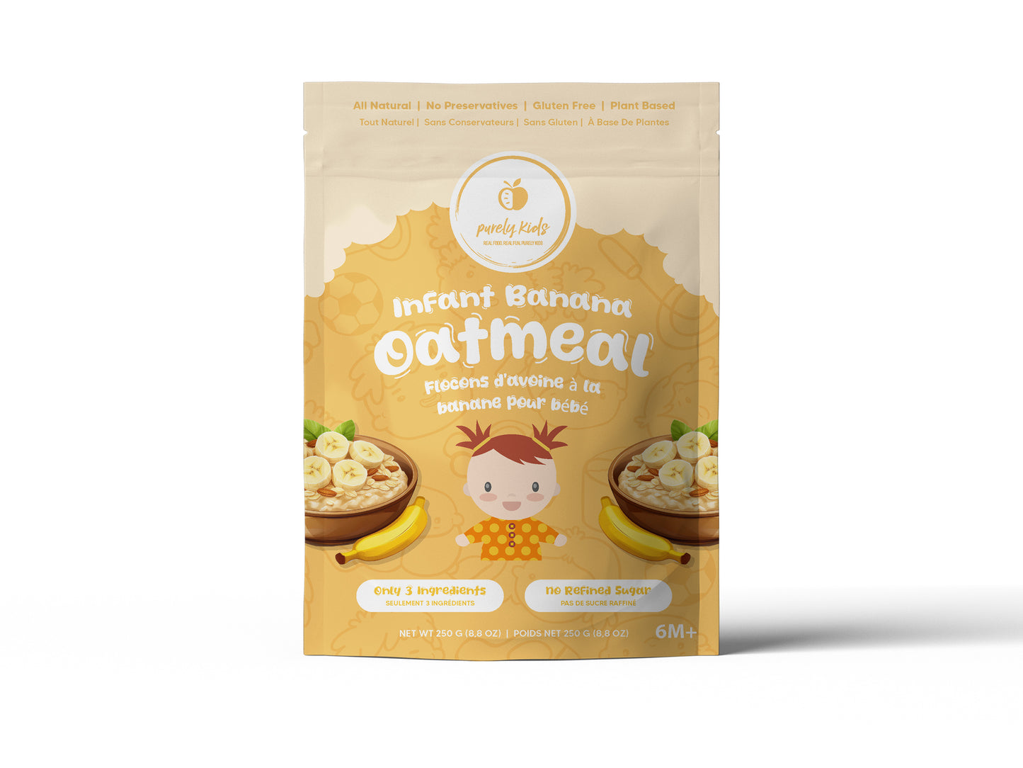 Banana Flax Infant Oatmeal