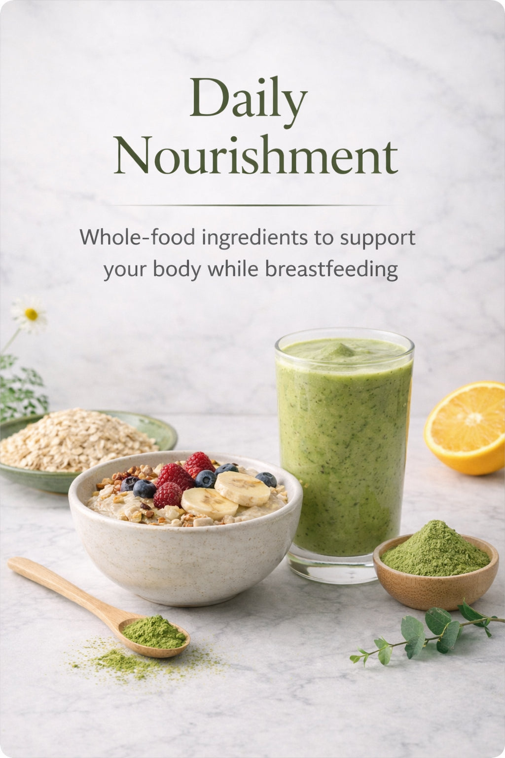 Milkfull™ Organic Meta Matcha  Dairy Free Postpartum Superfood Matcha Latte Blend
