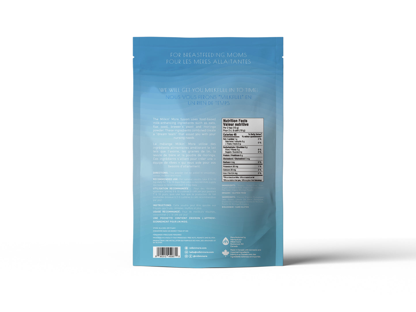 Milkfull™ Organic Nourishing Superfood Powdered Mix