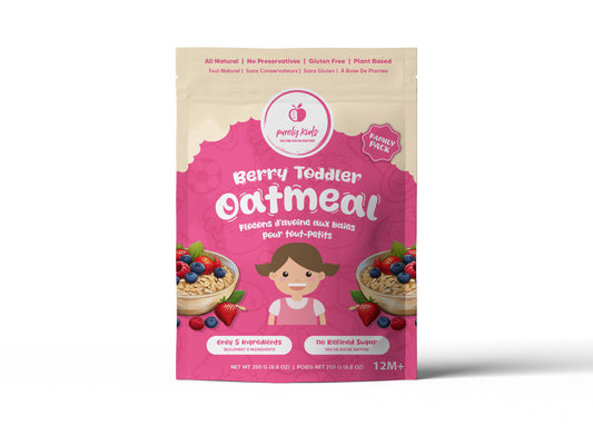 Berry toddler oatmeal