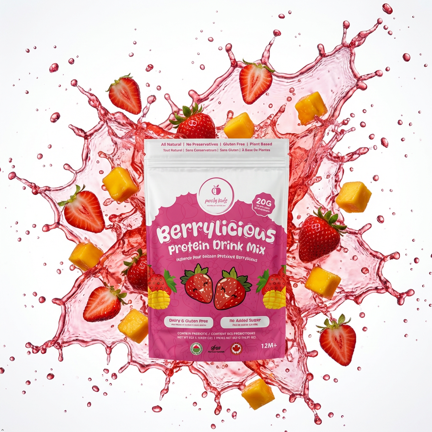 Purely Kids™ Organic Berrylicious Protein Drink Mix