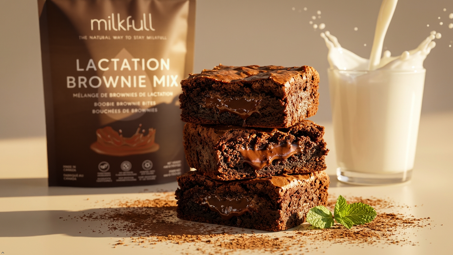 Milkfull™ Organic Lactation Brownie Mix / Support Milk Supply + Delicious Treat
