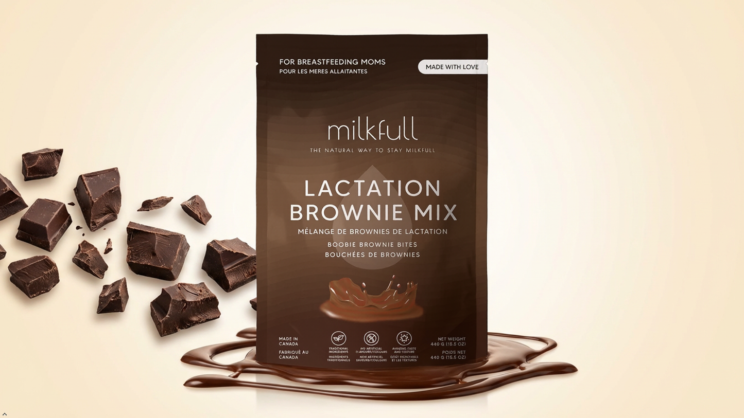 Milkfull™ Organic Lactation Brownie Mix / Support Milk Supply + Delicious Treat